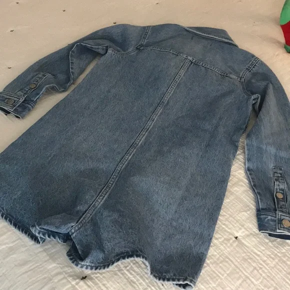 Madewell denim long sleeve shorts romper size XXS - Picture 5 of 6